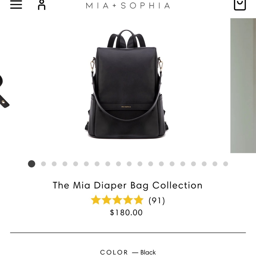 Mia + Sophia “The Mia” Diaper bag